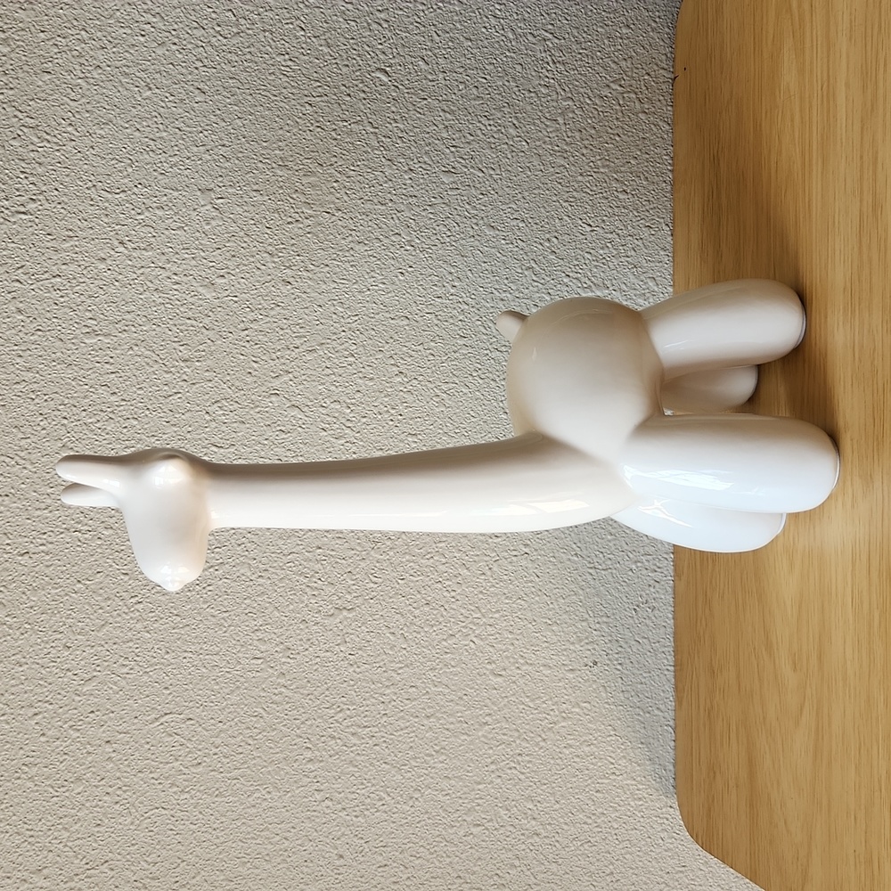 White Ceramic Balloon Giraffe